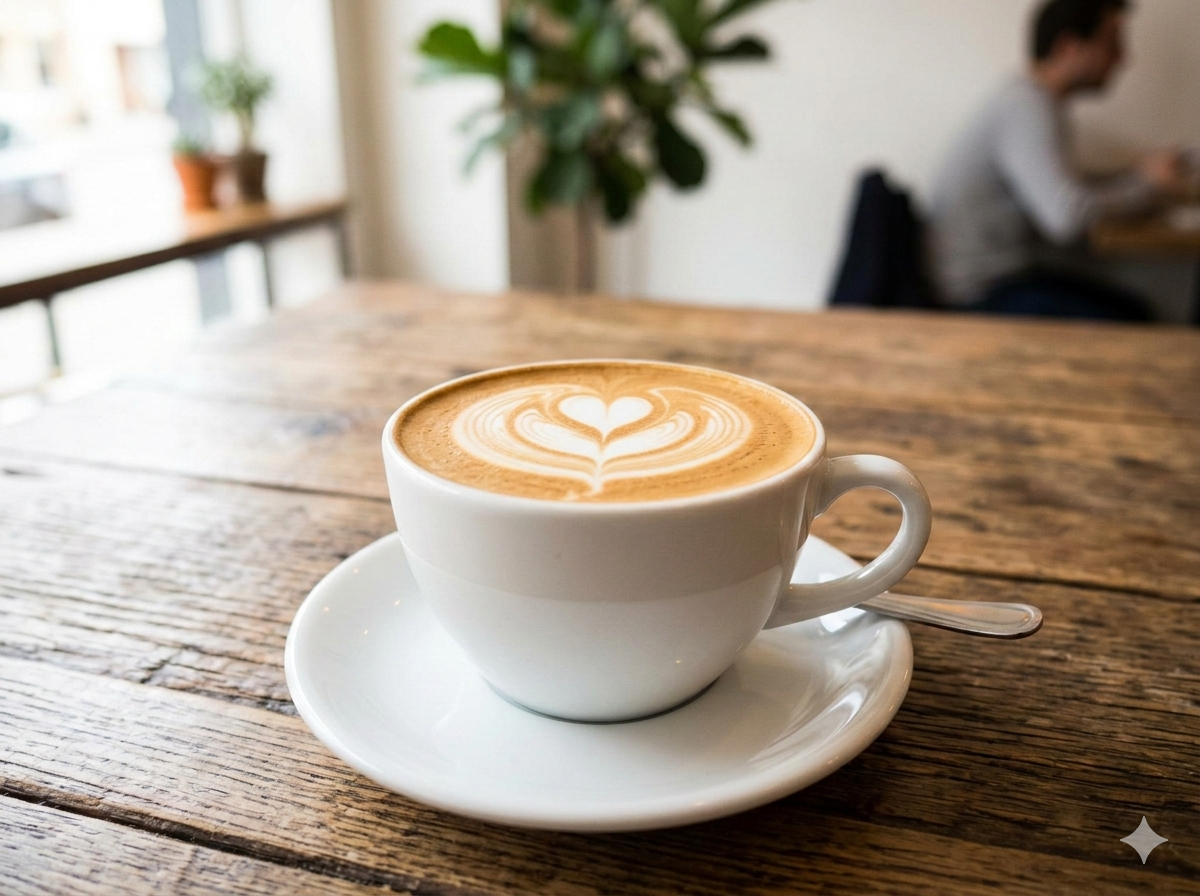 たっぷりミルクのやさしいカフェラテ